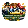 AffSite casino hero illustration with chips, playing cards and a slot machine on a transparent background